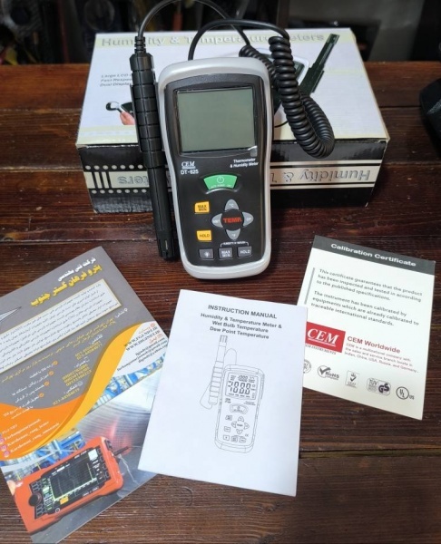 رطوبت‌سنج و دماسنج CEM مدل DT-625