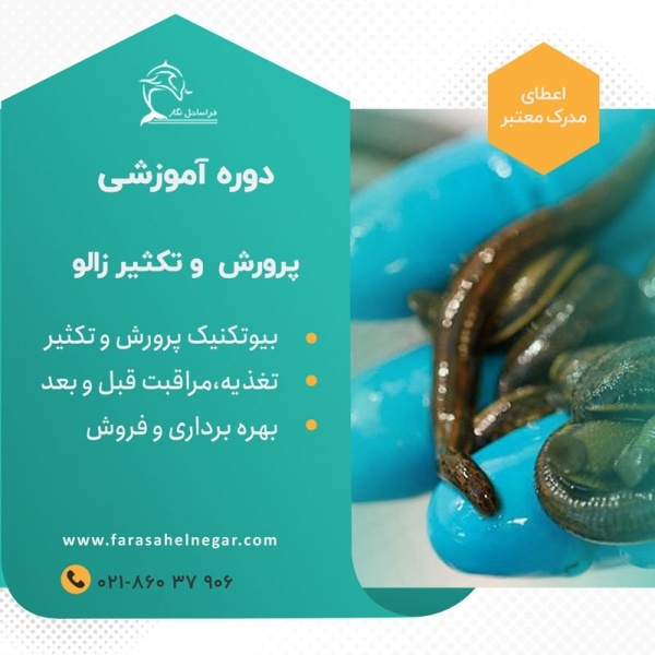 دوره آموزشی پرورش و تکثیر زالو مهندس زمردی
