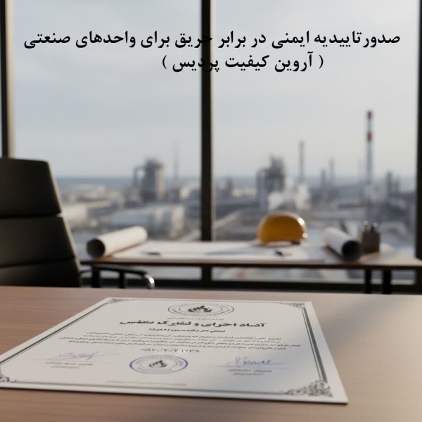 خدمات تخصصی مشاوره و صدور تأییدیه ایمنی حریق