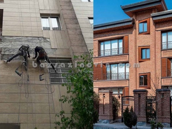 بازسازی نمای بیرونی ساختمان