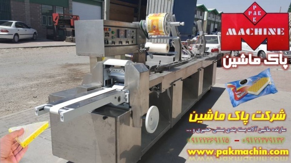 دستگاه بسته بندی بستنی تمام اتوماتیک پاک ماشین